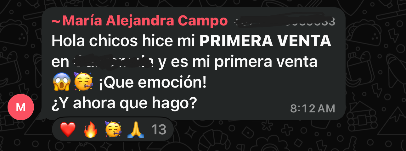 Testimonio de alumno